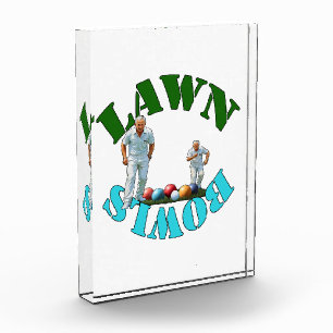 The Spirit of Lawn Bowls: Bowlers and Bowls Photo Block