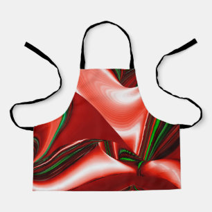 The spirit of Love and Hope Abstract 3D Rainbowart Apron