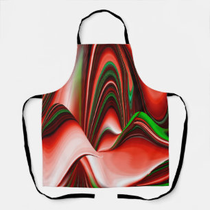 The spirit of Love and Hope Abstract 3D Rainbowart Apron