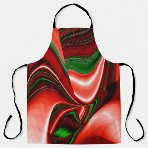 The spirit of Love and Hope Abstract 3D Rainbowart Apron