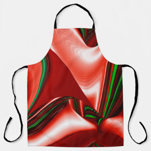 The spirit of Love and Hope Abstract 3D Rainbowart Apron