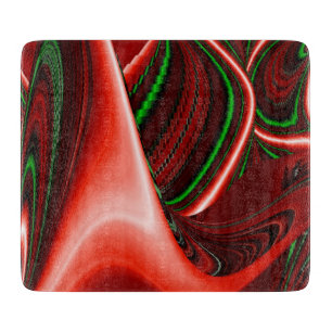 The Spirit of Love and Hope Abstract 3D Rainbowart Cutting Board