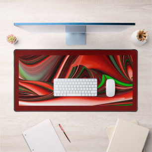 The spirit of Love and Hope Abstract 3D Rainbowart Desk Mat