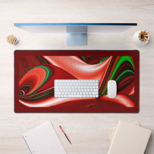 The spirit of Love and Hope Abstract 3D Rainbowart Desk Mat