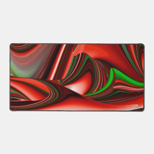 The spirit of Love and Hope Abstract 3D Rainbowart Desk Mat