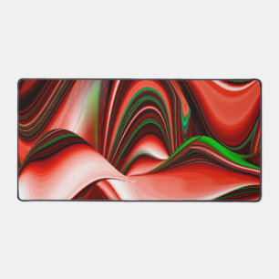 The spirit of Love and Hope Abstract 3D Rainbowart Desk Mat