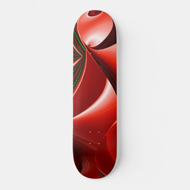 The spirit of Love and Hope Abstract 3D Rainbowart Skateboard (Front)