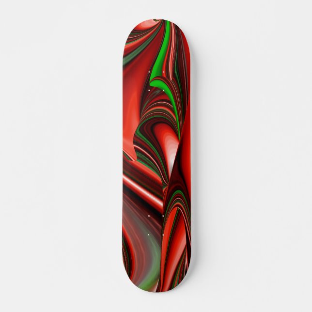 The spirit of Love and Hope Abstract 3D Rainbowart Skateboard (Front)