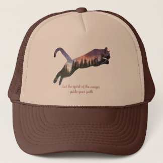 The Spirit of the Cougar: A Guide to Courage  Trucker Hat