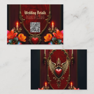 The spirit of the wonderful vintage style. enclosure card