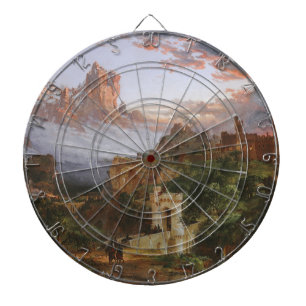 The Spirit of War (Battle at a Mediaeval Castle) Dartboard