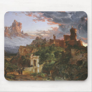 The Spirit of War (Battle at a Mediaeval Castle) Mouse Pad