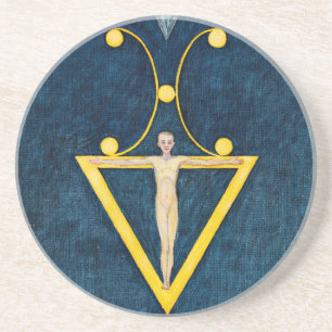 The Spirit World, No.64, 1915 by Anna Cassel Coaster