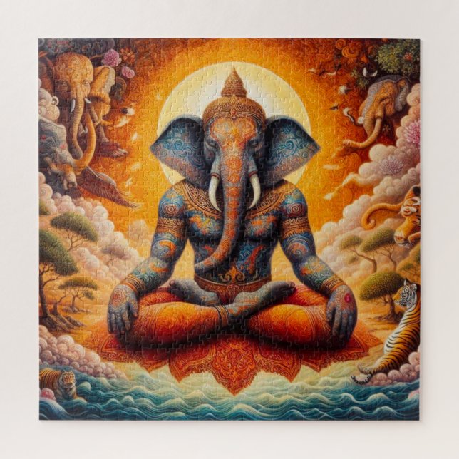 The spiritual art jigsaw puzzle (Vertical)