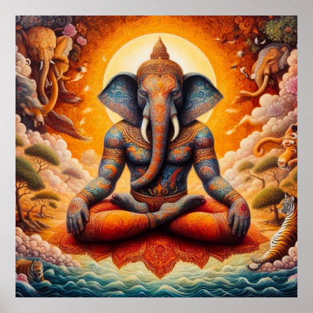 The spiritual art poster (Front)