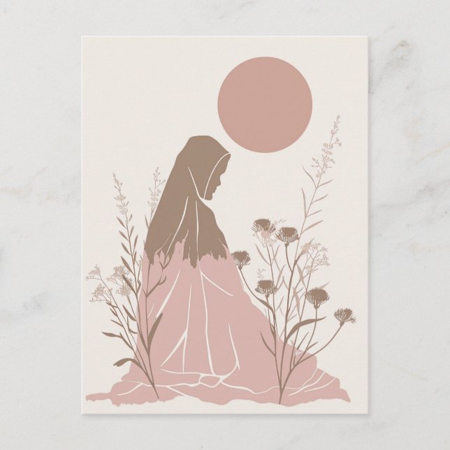 The Spiritual Woman Postcard (Front)