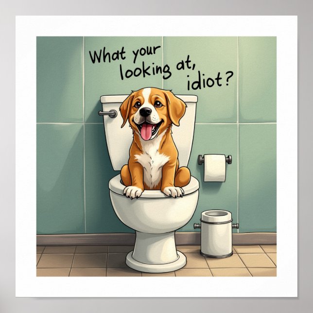 The spoiled dog poster (Front)