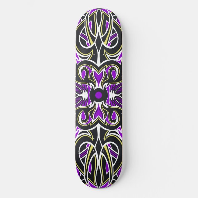 The Spoils Card Back (Purple) Skateboard (Front)