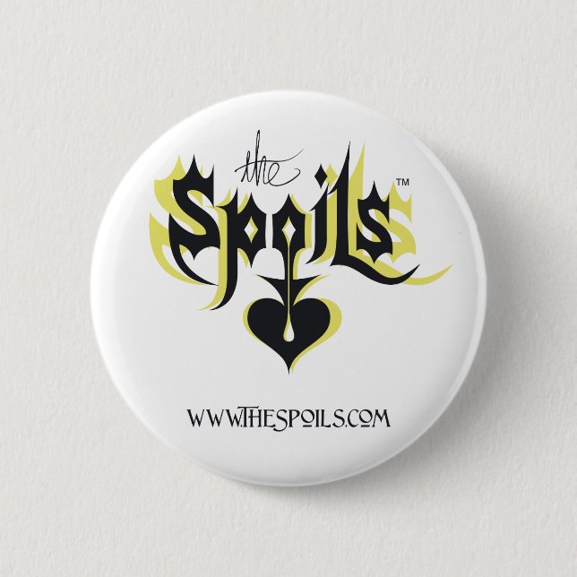 The Spoils Logo 6 Cm Round Badge (Front)