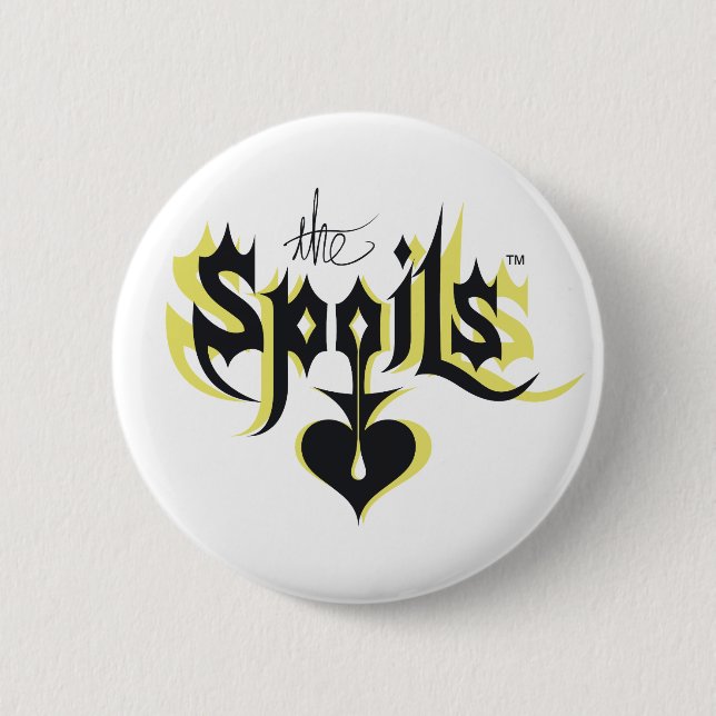 The Spoils Logo 6 Cm Round Badge (Front)