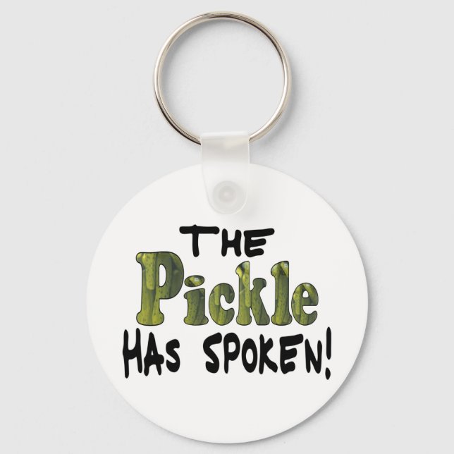The Spoken Pickle Key Ring (Front)