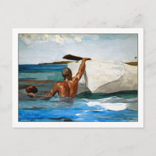 The Sponge Diver by Winslow Homer Postcard