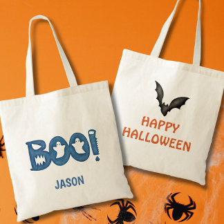 The Spooky Boo Trick Or Treat Happy Halloween Tote Bag