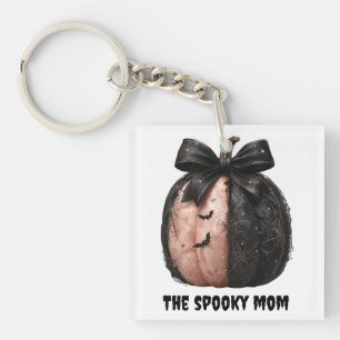 The Spooky Mum Halloween Pumpkin Key Ring