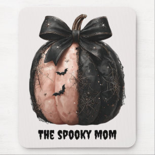 The Spooky Mum Halloween Pumpkin Mouse Pad