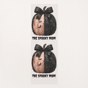 The Spooky Mum Halloween Pumpkin Yoga Mat