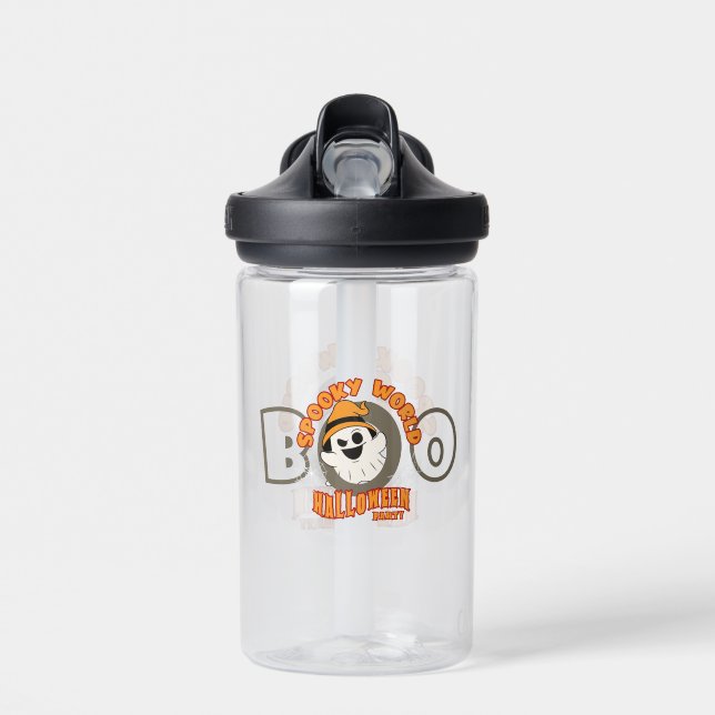 The Spooky World of Halloween | Kids Water Bottle (Front)