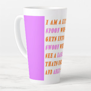 The Spoon Falls In Love With The Ladle Latte Mug