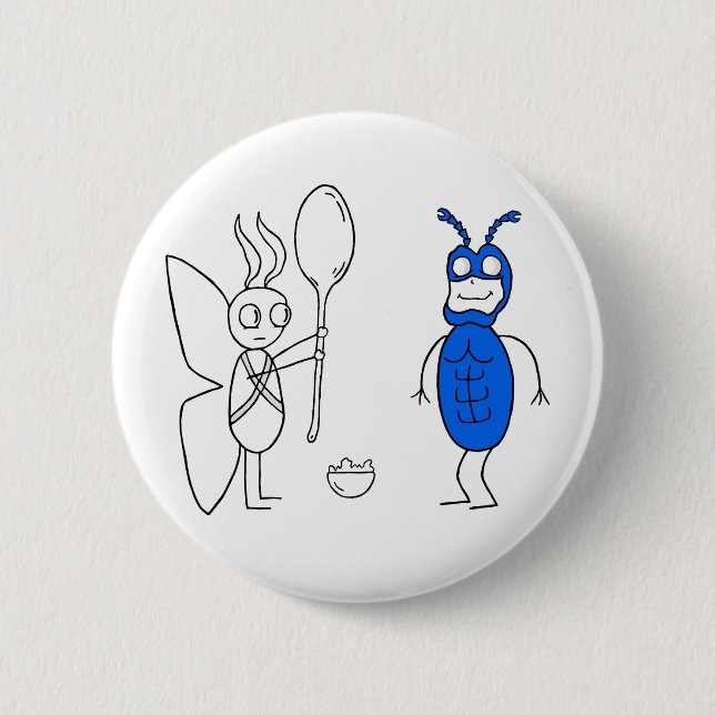 The SPOOOOOOOONNNN Is Too Big 6 Cm Round Badge (Front)