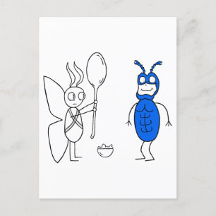 The SPOOOOOOOONNNN Is Too Big Postcard