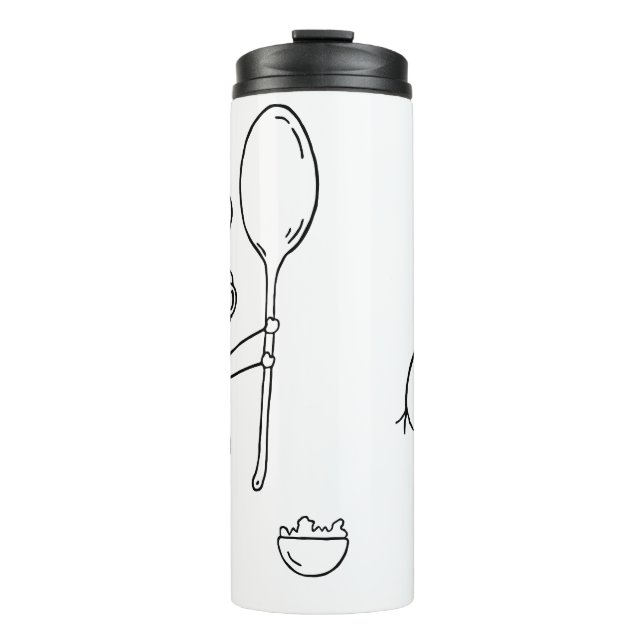 The SPOOOOOOOONNNN Is Too Big Thermal Tumbler (Front)