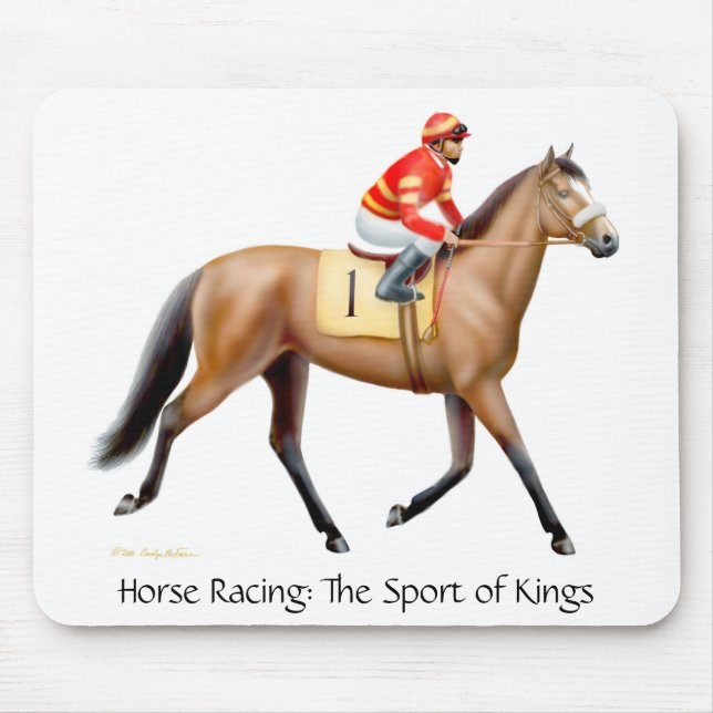 The Sport of Kings Racehorse Mouse Mat (Front)