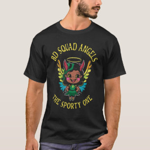 The Sporty Angel, Women Birthday Squad Group_1 T-Shirt