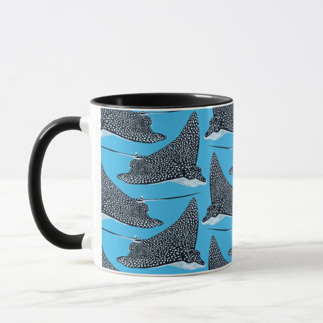 The Spotted Eagle Ray Coffee Mug (Left)