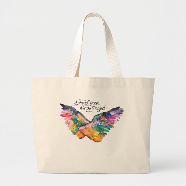 The Spread Your Wings Project - Jumbo Tote (Front)