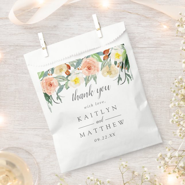 The Spring Blossoms Wedding Collection Favour Bag (Clipped)