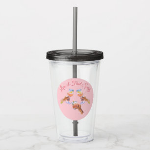 The Spritz Squad   Aperol Bachelorette Party Theme Acrylic Tumbler