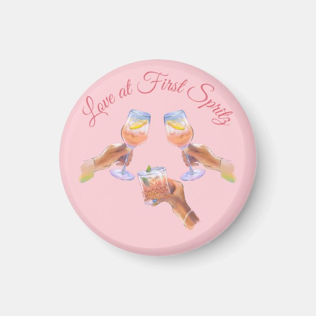 The Spritz Squad | Aperol Bachelorette Party Theme Magnet (Front)