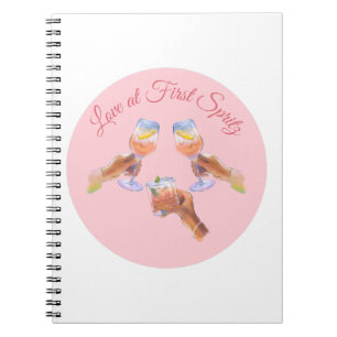 The Spritz Squad   Aperol Bachelorette Party Theme Notebook