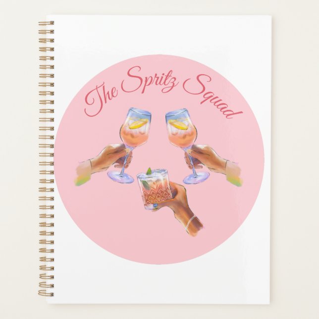 The Spritz Squad | Bachelorette Party Bridal Squad Planner (Front)