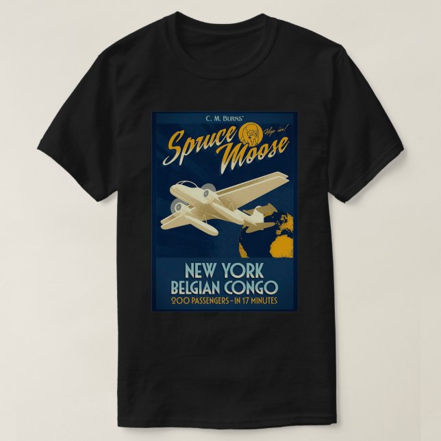 The Spruce Moose T-Shirt (Design Front)