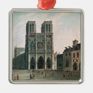 The Square in Front of Notre-Dame Metal Ornament