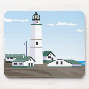 The Square Lighthouse - Mouse Pad