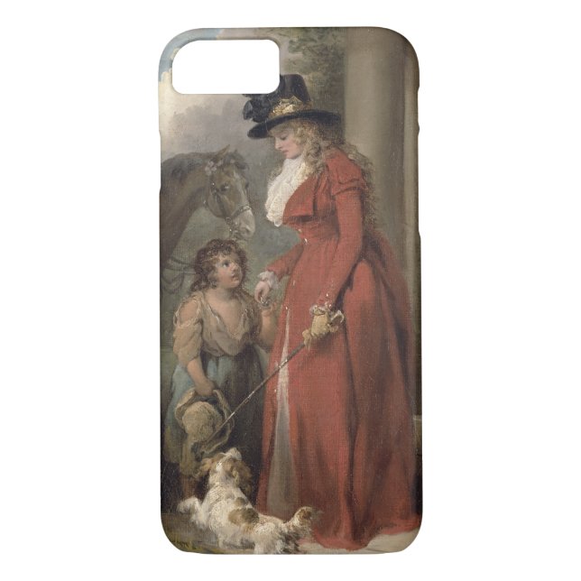 The Squire's Door, c.1790 (oil on canvas) Case-Mate iPhone Case (Back)