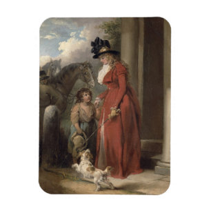 The Squire's Door, c.1790 (oil on canvas) Magnet