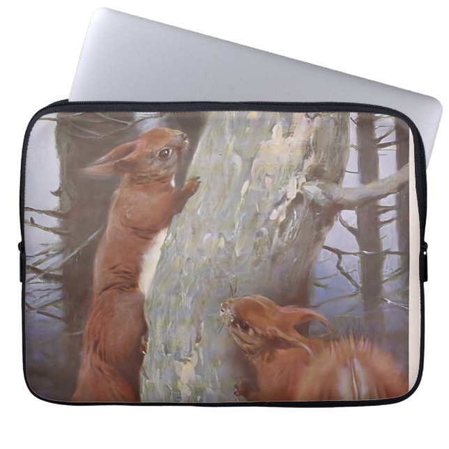 THE SQUIRREL (Sciurus vulgaris) Laptop Sleeve (Front)